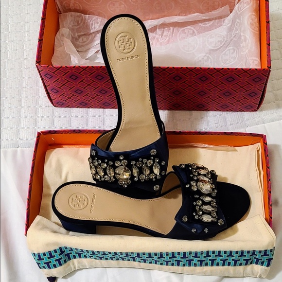 TORY BURCH Valentina Bow Slide *NEW* - Picture 5 of 6